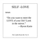 Self Love